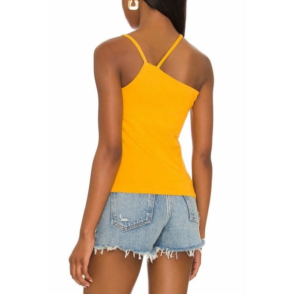 Sold Out NWOT Sundry Asymmetrical Strap Cami in Mango Size:0 - Picture 3 of 7